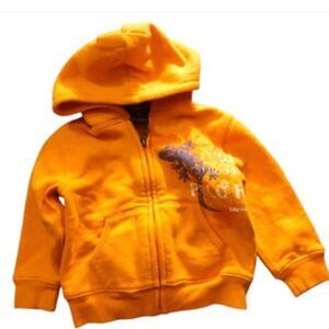 Polo Ralph Lauren orange zip up sweatshirt